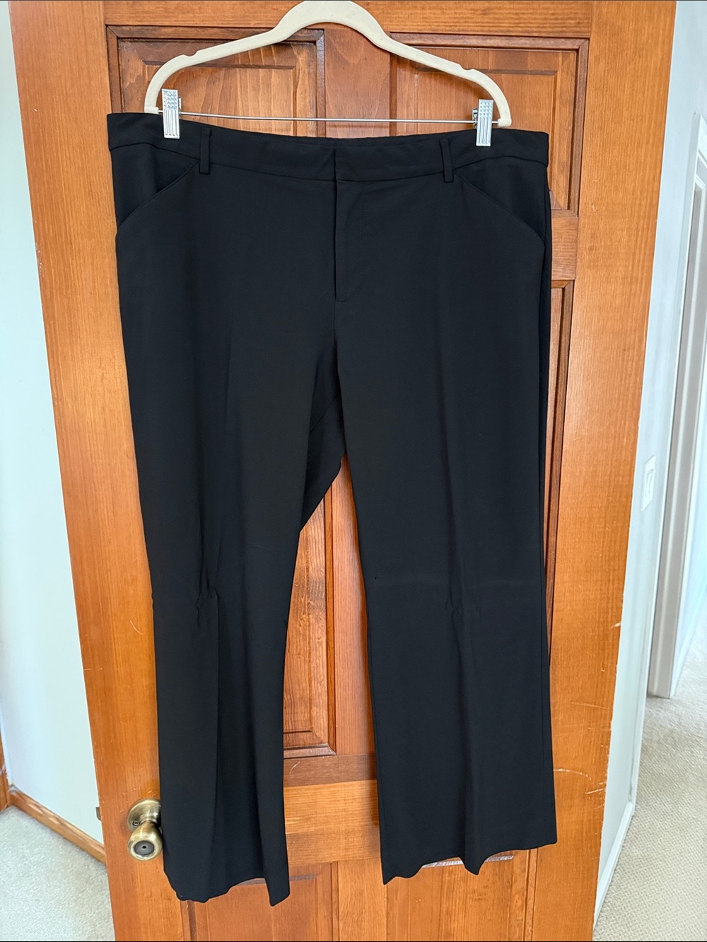 GAP Black Women's Straight-Leg Dress Pants